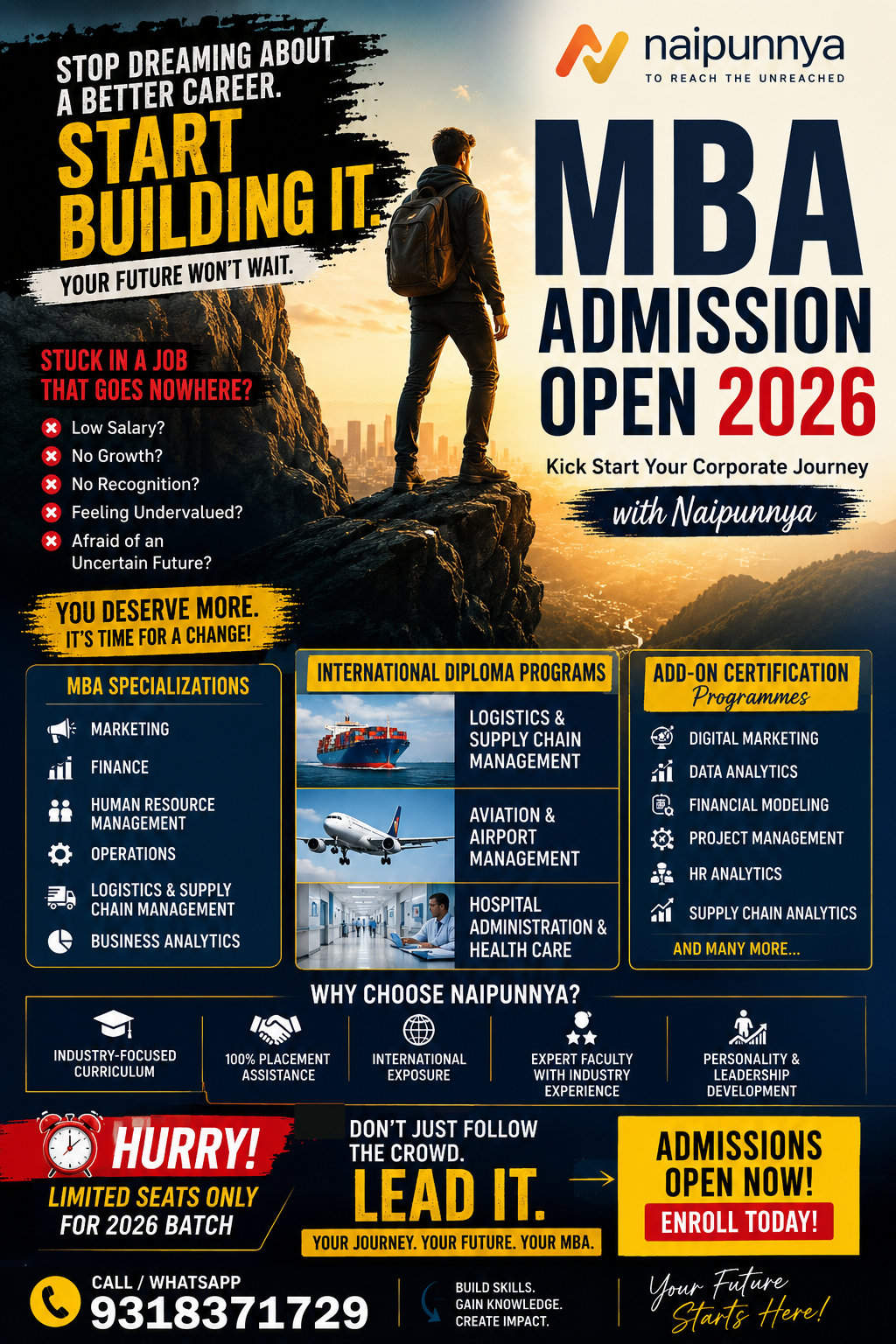 MBA Admission Open 2026 — with Naipunnya